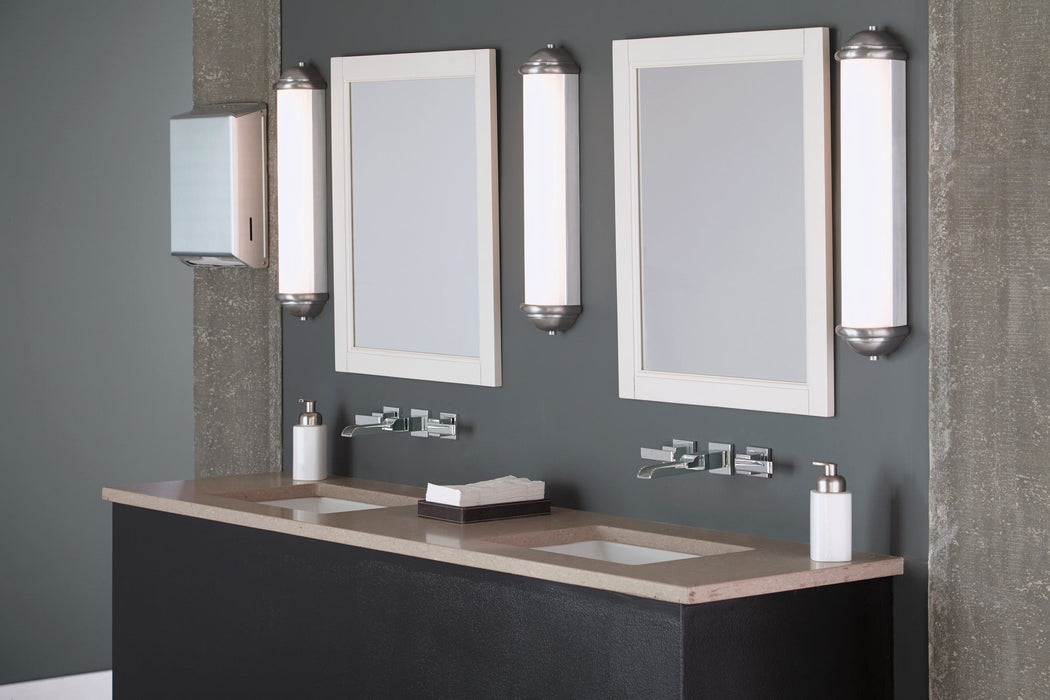 Delta Ara:T3568LF Two Handle Wall Mount Channel Bathroom Faucet Trim