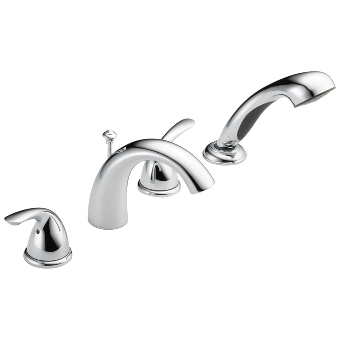 Delta Classic T4705 Roman Tub with Hand Shower Trim