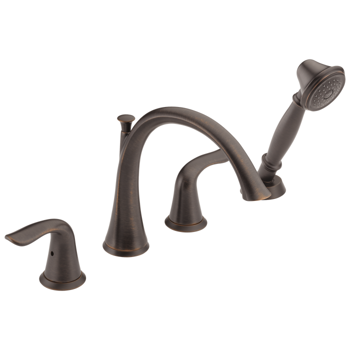 Delta Lahara:T4738 Roman Tub with Handshower Trim