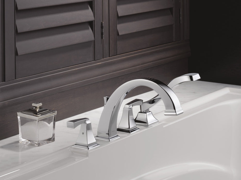Delta Dryden T4751 Roman Tub with Hand Shower Trim