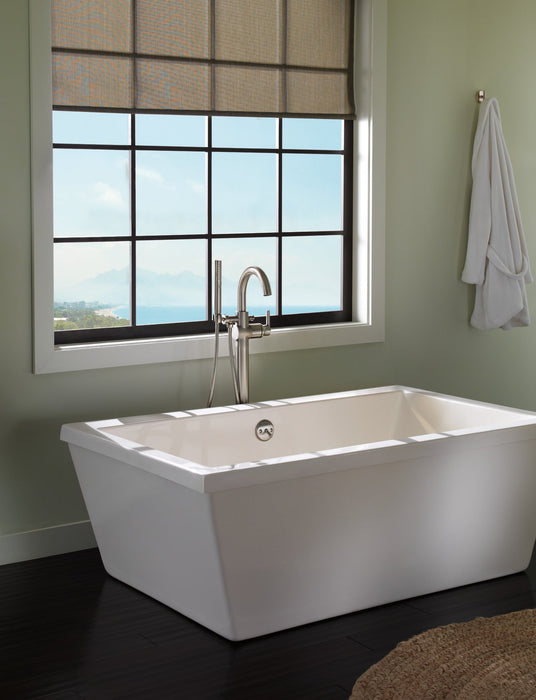 Delta Trinsic T4759 Single Handle Floor Mount Tub Filler Trim with Hand Shower