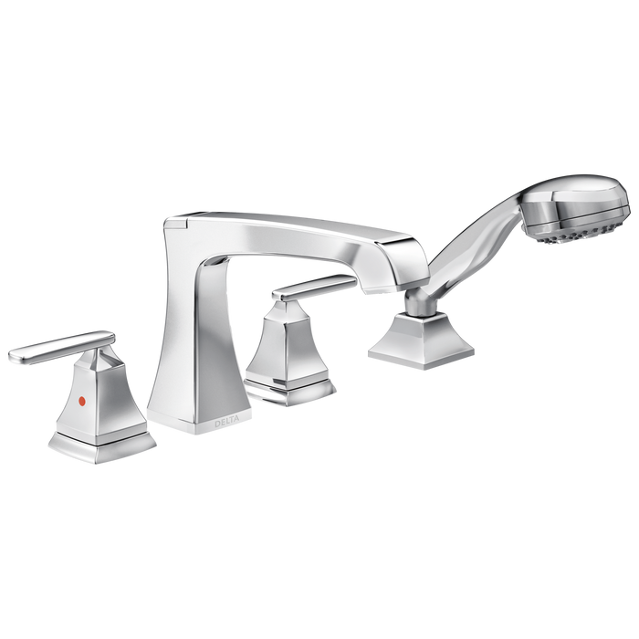 Delta Ashlyn T4764 Roman Tub with Hand Shower Trim