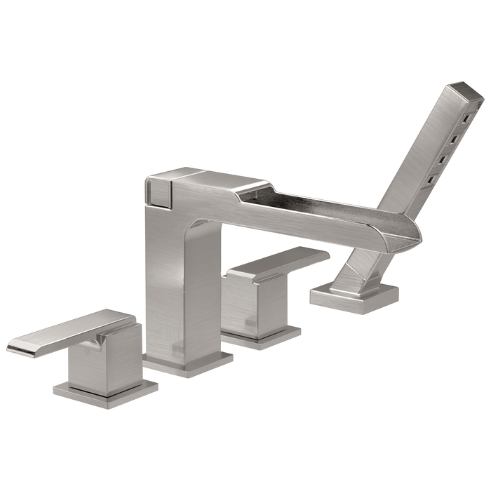 Delta Ara T4768 Channel Roman Tub With Hand Shower Trim