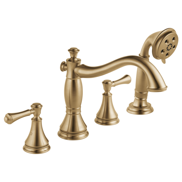Delta Cassidy T4797 Roman Tub with Hand Shower Trim - Less Handles