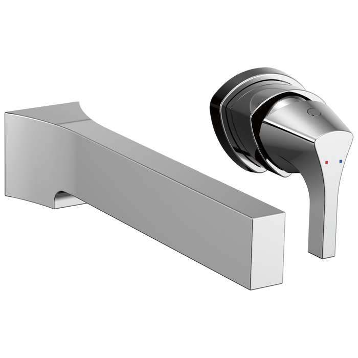 Delta Zura T574LF Single Handle Wall Mount Bathroom Faucet Trim, chrome
