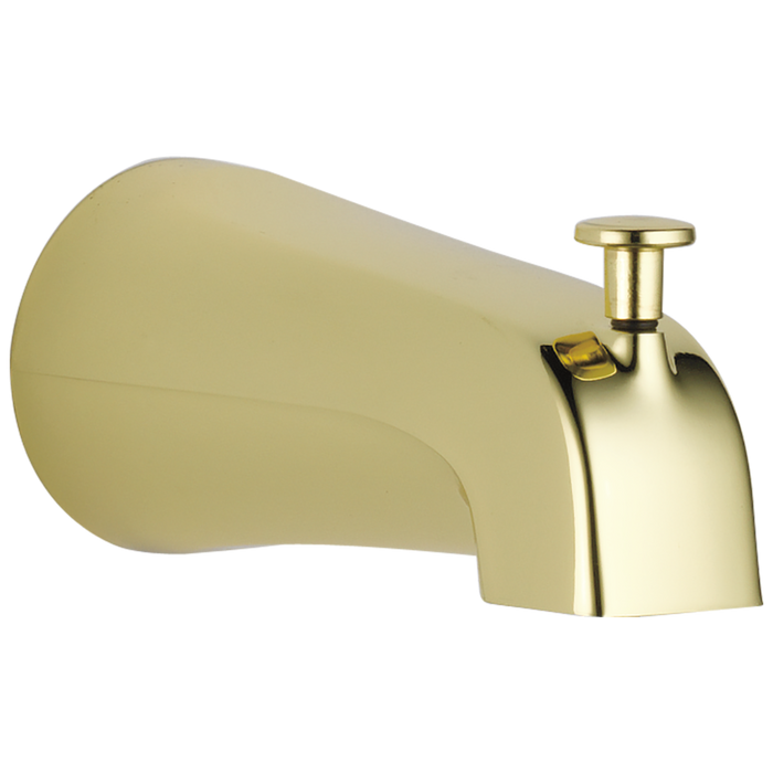 Delta Universal Showering Components U1075 Diverter Tub Spout, polished brass