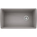BLANCO 441770 Diamond Super Single Bowl Kitchen Sink - Metallic Gray
