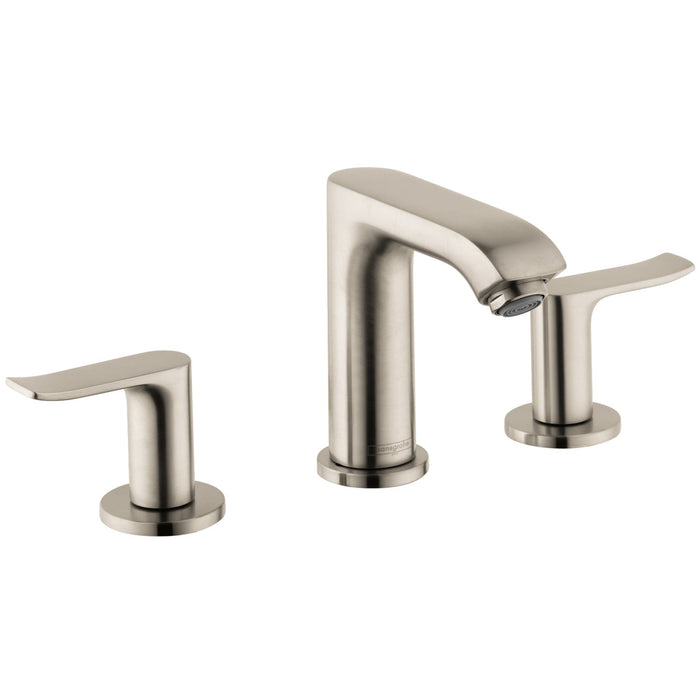 hansgrohe Metris Widespread Faucet 100 with Pop-Up Drain, 0.5 GPM