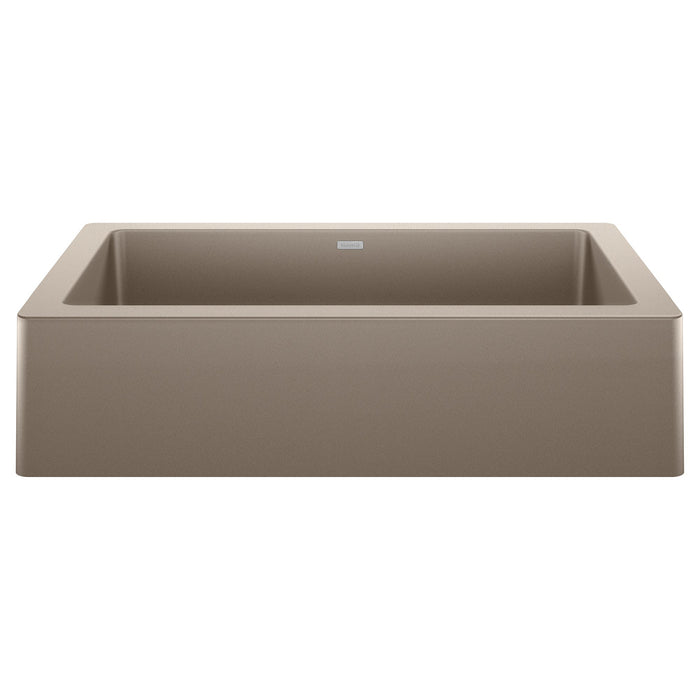 BLANCO 526544 Vintera 30" Super Single Apron Farmhouse Sink - Truffle