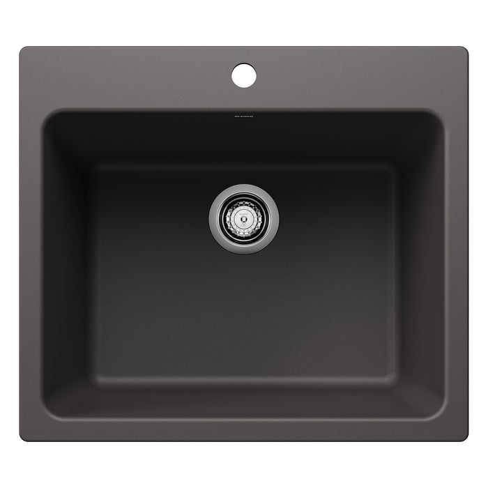 Liven SILGRANIT 25" Single Bowl Dual Mount Laundry Sink