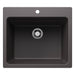 Liven SILGRANIT 25" Single Bowl Dual Mount Laundry Sink