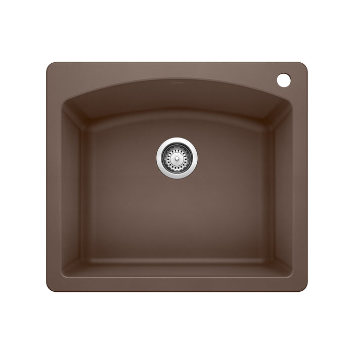 BLANCO 440208 Diamond Single Bowl Dual Mount Kitchen Sink - Café