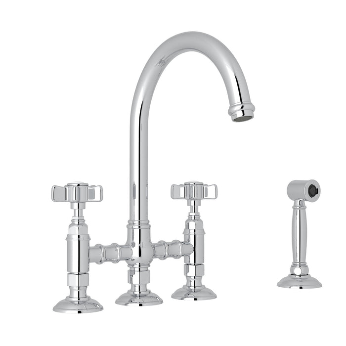 ROHL A1461WS San Julio® Bridge Kitchen Faucet With Side Spray
