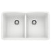 BLANCO 440185 Diamond Equal Double Bowl Kitchen Sink - White