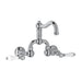 ROHL A1418 Acqui® Wall Mount Bridge Lavatory Faucet With Column Spout
