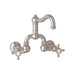 ROHL A1418 Acqui® Wall Mount Bridge Lavatory Faucet With Column Spout