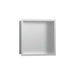 hansgrohe XtraStoris Individual Wall Niche Brushed Stainless Steel with Design Frame 12"x 12"x 4"