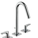 AXOR Citterio M Widespread Faucet 160 with Pop-Up Drain, 1.2 GPM