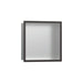 hansgrohe XtraStoris Individual Wall Niche Brushed Stainless Steel with Design Frame 12"x 12"x 4"