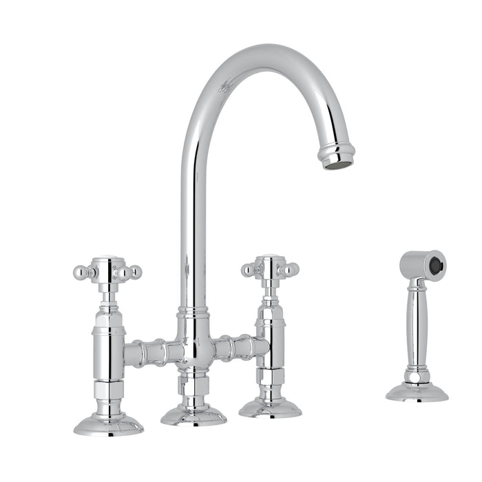 ROHL A1461WS San Julio® Bridge Kitchen Faucet With Side Spray