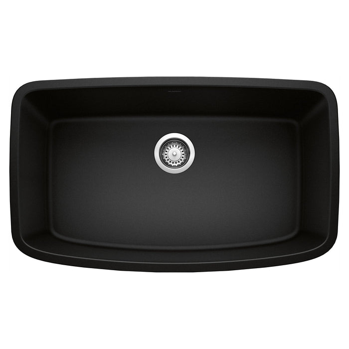 BLANCO 442942 Valea Super Single Bowl Kitchen Sink - Coal Black