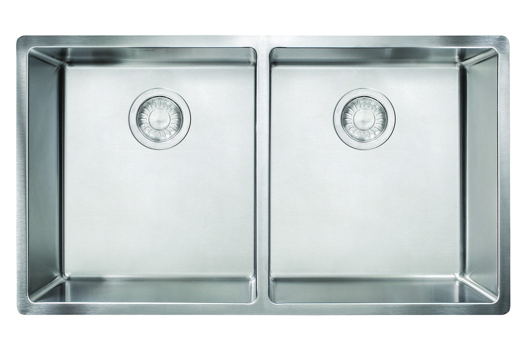 Franke Cube CUX120 Undermount Double Bowl 31.5 x 17.75 in Granite Kitchen Sink
