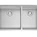 Franke Cube CUX16032 Undermount Double Bowl 32.56 x 17.69 in Granite Kitchen Sink
