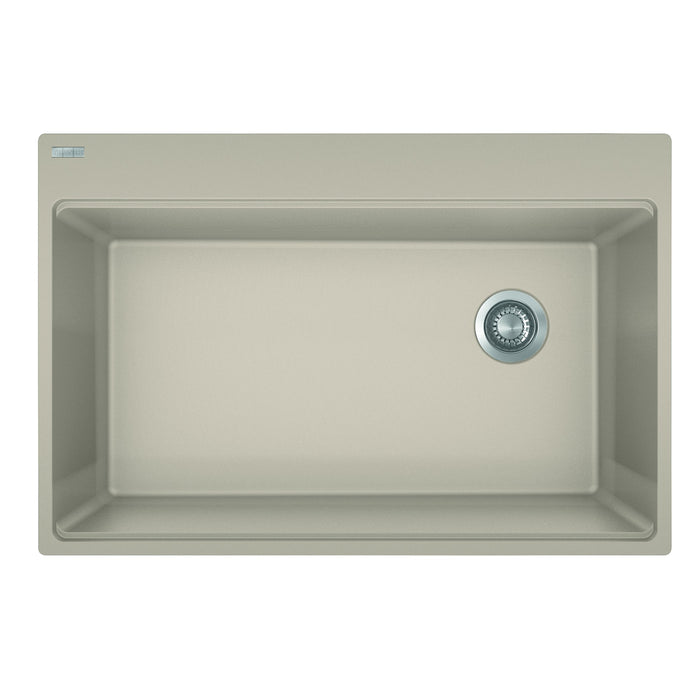 Franke Maris MAG61031OW Dual Mount Single Bowl 33 x 22 in Granite Kitchen Sink