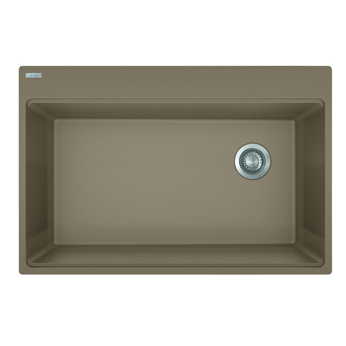 Franke Maris MAG61031OW Dual Mount Single Bowl 33 x 22 in Granite Kitchen Sink