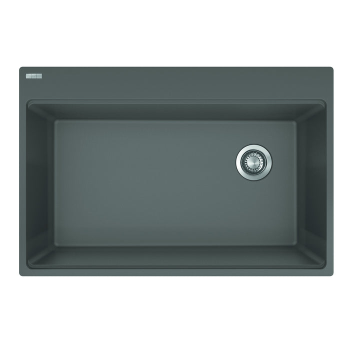 Franke Maris MAG61031OW Dual Mount Single Bowl 33 x 22 in Granite Kitchen Sink