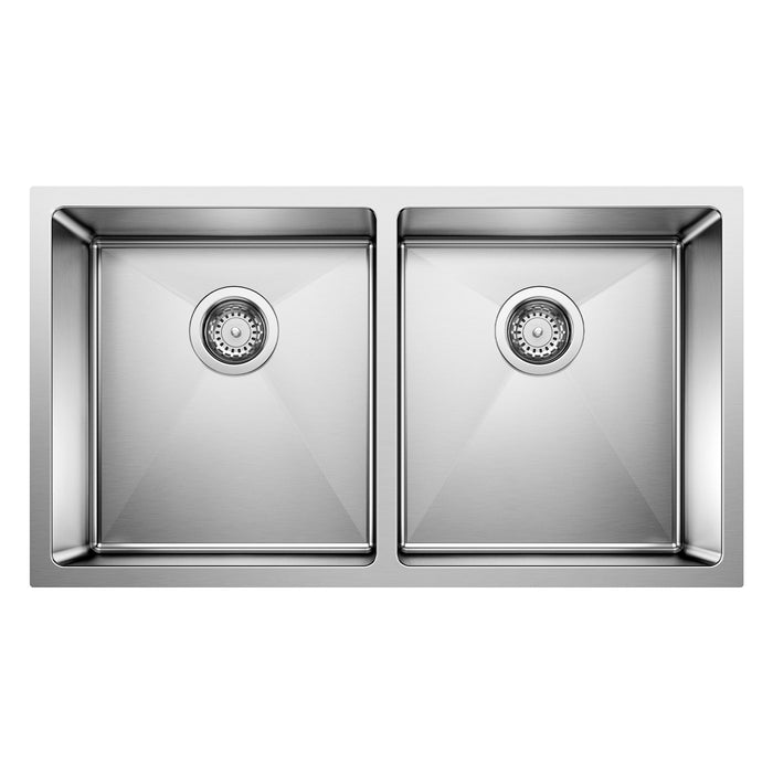 BLANCO 443149 Quatrus R15 Equal Double Bowl Kitchen Sink