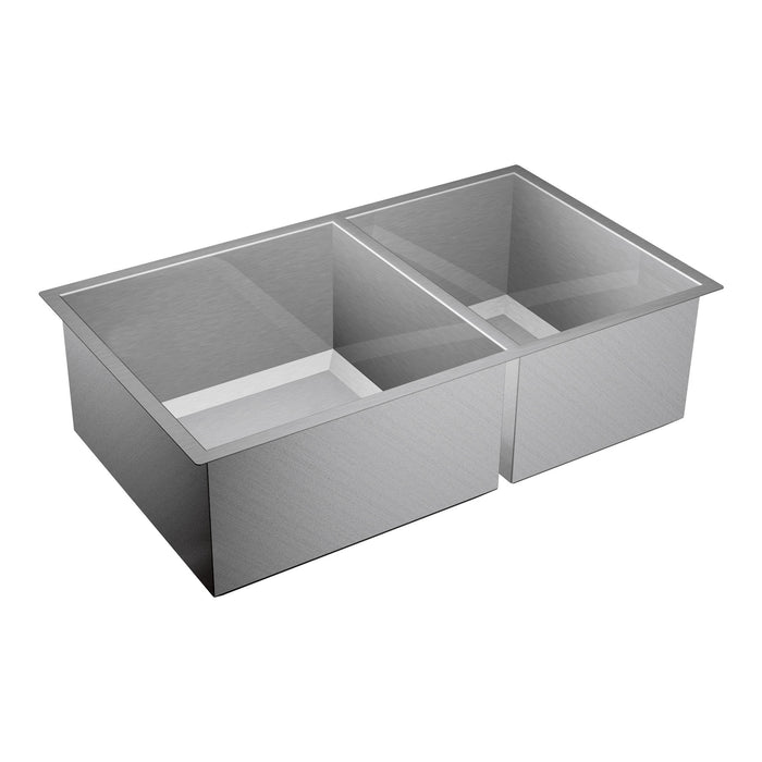 Moen Prep G16221 34"X20" Stainless Steel 16 Gauge Double Bowl Sink