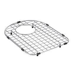 Moen GA746B Stainless D Shape Rear Drain Bottom Grid Accessory 13" x 16.5" in Satin Stainless