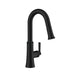 Gerber D150579 Northerly 1H Pull-Down Prep Faucet w/ Snapback 1.75gpm - Satin Black