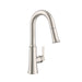 Gerber D150579 Northerly 1H Pull-Down Prep Faucet w/ Snapback 1.75gpm - Stainless Steel
