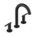 Gerber D303658 Parma Trim Line 2H Widespread Lavatory Faucet w/ Metal Touch Down Drain 1.2gpm - Satin Black