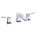 Gerber D304119 Avian 2H Widespread Lavatory Faucet w/ Metal Touch Down Drain 1.2gpm Chrome - Chrome