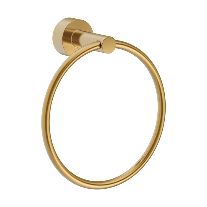 Gerber D446158 Parma Towel Ring Round Brushed Bronze - Brushed Bronze