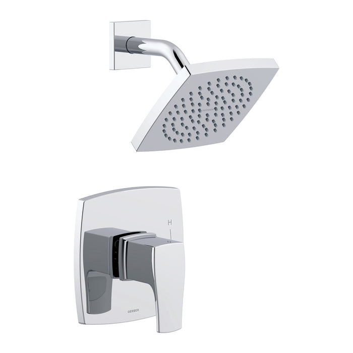 Gerber D501570TC Tribune 1H Shower Only Trim Kit & Treysta Cartridge 1.75gpm Chrome - Chrome