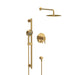 Gerber D990558 Parma Pressure Balance Shower Trim with Parma 5 Function Hand Shower & Drench 10" Showerhead & Versa Slide Bar Kit Brushed Bronze - Brushed Bronze