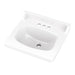 Gerber G0012224 Marquis Vanity Top 19"x17" 4"CC White - White