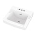 Gerber G0012314 Plymouth Wall Hung Lav 19"x17" 4"CC White - White