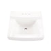 Gerber G0012384 Hayes Wall Hung Lav 20"x18" 4"CC White - White
