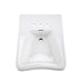 Gerber G0012464 Eaton Wheelchair Lav 27"x20" 4"CC White - White