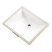 Gerber G0012760 Logan Square Standard Undercounter Lav 20.75"x17.38" White - White
