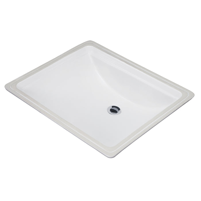 Gerber G0012765 Logan Square Petite Undercounter Lav 18.75"x14.75" White - White