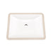 Gerber G0012765 Logan Square Petite Undercounter Lav 18.75"x14.75" White - White