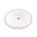 Gerber G0012770F Luxoval Petite Undercounter Lav with Front Overflow 18.25"X15" White - White