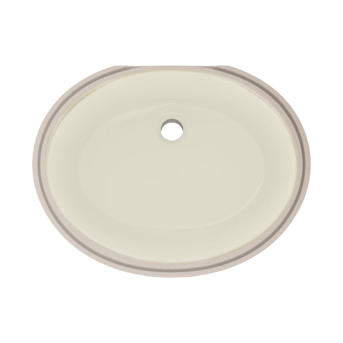 Gerber G0012780 Luxoval Undercounter Lav 19.25"X15.75" - Biscuit