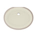 Gerber G0012780 Luxoval Undercounter Lav 19.25"X15.75" - Biscuit